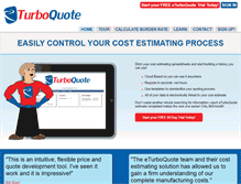 Tablet Screenshot of eturboquote.com
